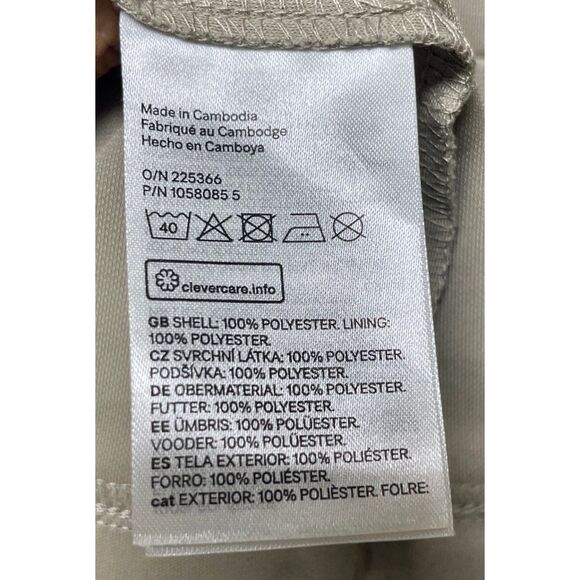 NWT H&M Khaki Faux Wrap Dolman Sleeve Midi Dress, Sz S - Picture 6 of 7